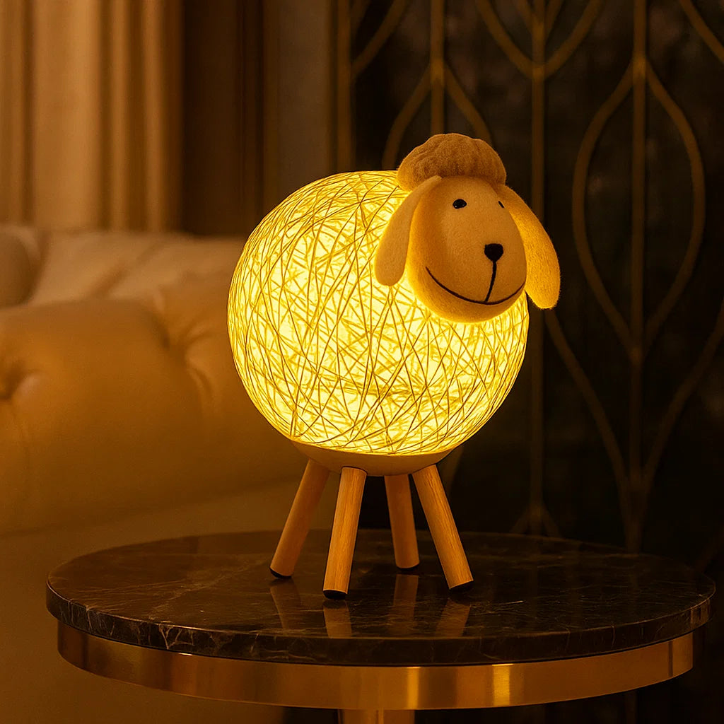 LED-Nachtlicht im Schaf-Design ⎜ Warmes Stimmungslicht für Kinderzimmer und entspannte Einschlafmomente